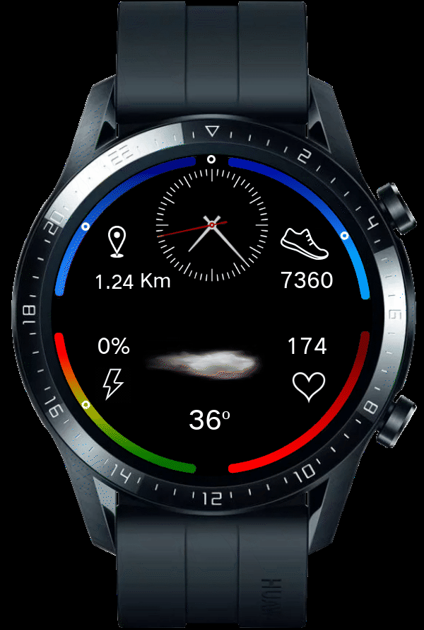 华为Huawei Watch GT/GT 2 46mm GT / GT 2 46mm手表表盘