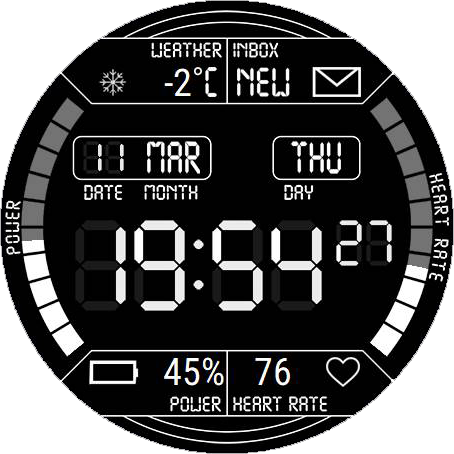 华为Huawei Watch GT/GT 2 46mm GT / GT 2 46mm手表表盘