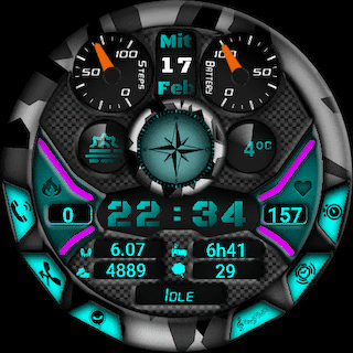 华为Huawei Watch GT/GT 2 46mm GT / GT 2 46mm手表表盘