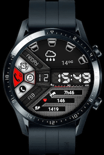 华为Huawei Watch GT/GT 2 46mm GT / GT 2 46mm手表表盘