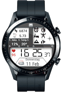 华为Huawei Watch GT/GT 2 46mm GT / GT 2 46mm手表表盘