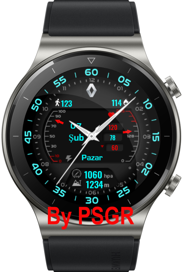 华为Huawei Watch GT/GT 2 46mm GT / GT 2 46mm手表表盘