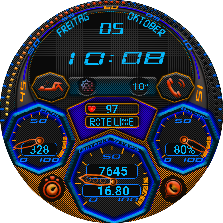 华为Huawei Watch GT/GT 2 46mm GT / GT 2 46mm手表表盘