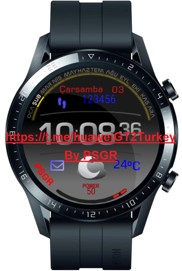 华为Huawei Watch GT/GT 2 46mm GT / GT 2 46mm手表表盘