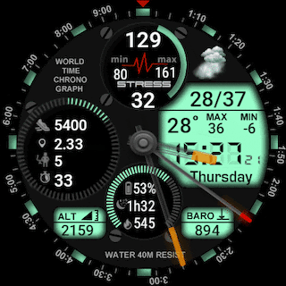 华为Huawei Watch GT/GT 2 46mm GT / GT 2 46mm手表表盘
