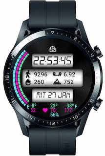 华为Huawei Watch GT/GT 2 46mm GT / GT 2 46mm手表表盘