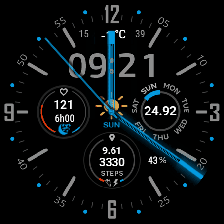 华为Huawei Watch GT/GT 2 46mm GT / GT 2 46mm手表表盘