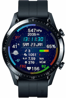 华为Huawei Watch GT/GT 2 46mm GT / GT 2 46mm手表表盘