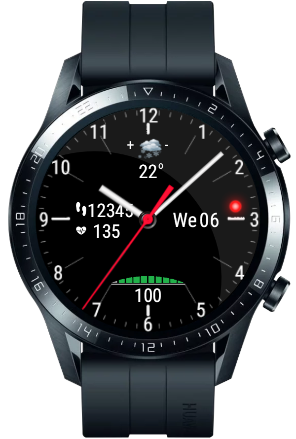 华为Huawei Watch GT/GT 2 46mm GT / GT 2 46mm手表表盘