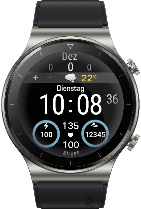 华为Huawei Watch GT/GT 2 46mm GT / GT 2 46mm手表表盘