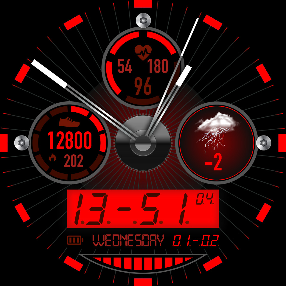 华为Huawei Watch GT/GT 2 46mm GT / GT 2 46mm手表表盘