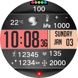 华为Huawei Watch GT/GT 2 46mm GT / GT 2 46mm手表表盘