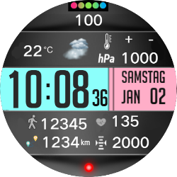 华为Huawei Watch GT/GT 2 46mm GT / GT 2 46mm手表表盘