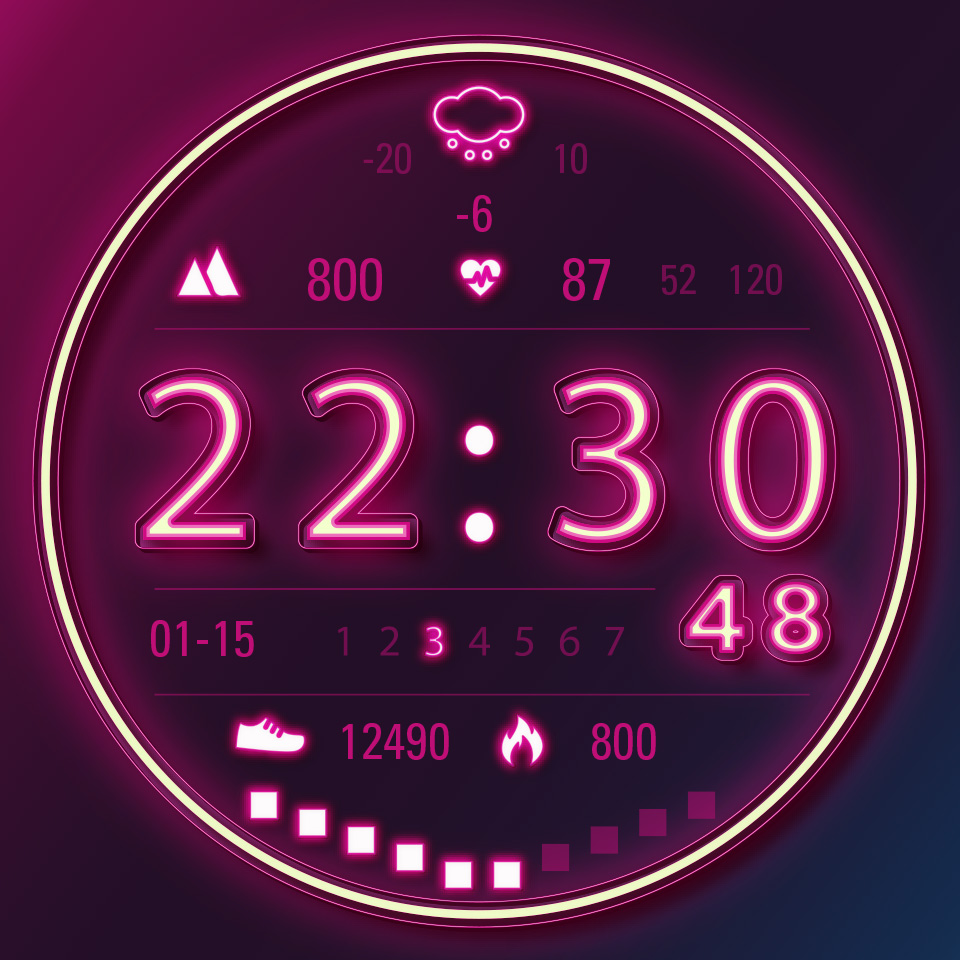 华为Huawei Watch GT/GT 2 46mm GT / GT 2 46mm手表表盘