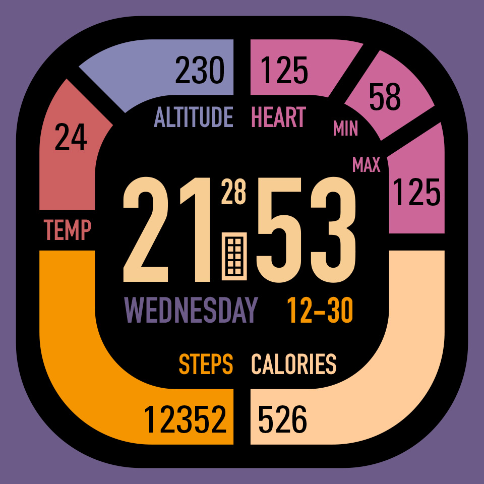 华为Huawei Watch GT/GT 2 46mm GT / GT 2 46mm手表表盘