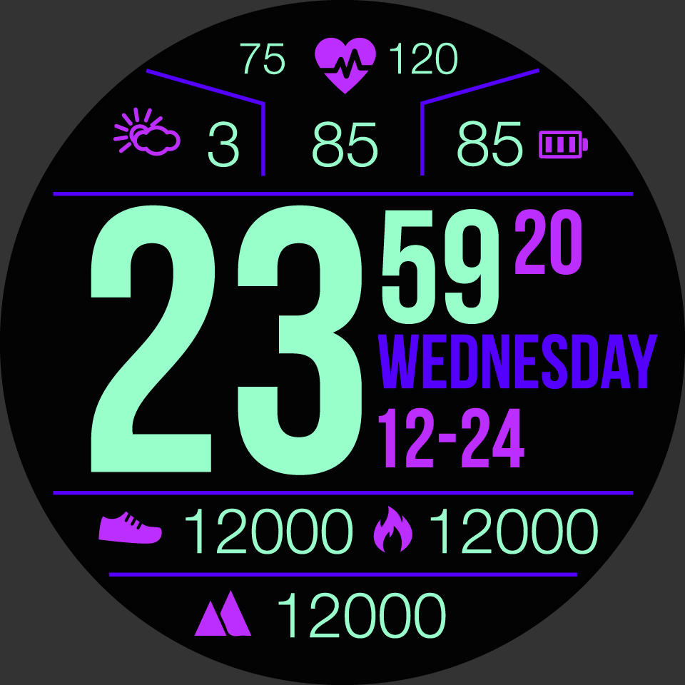 华为Huawei Watch GT/GT 2 46mm GT / GT 2 46mm手表表盘