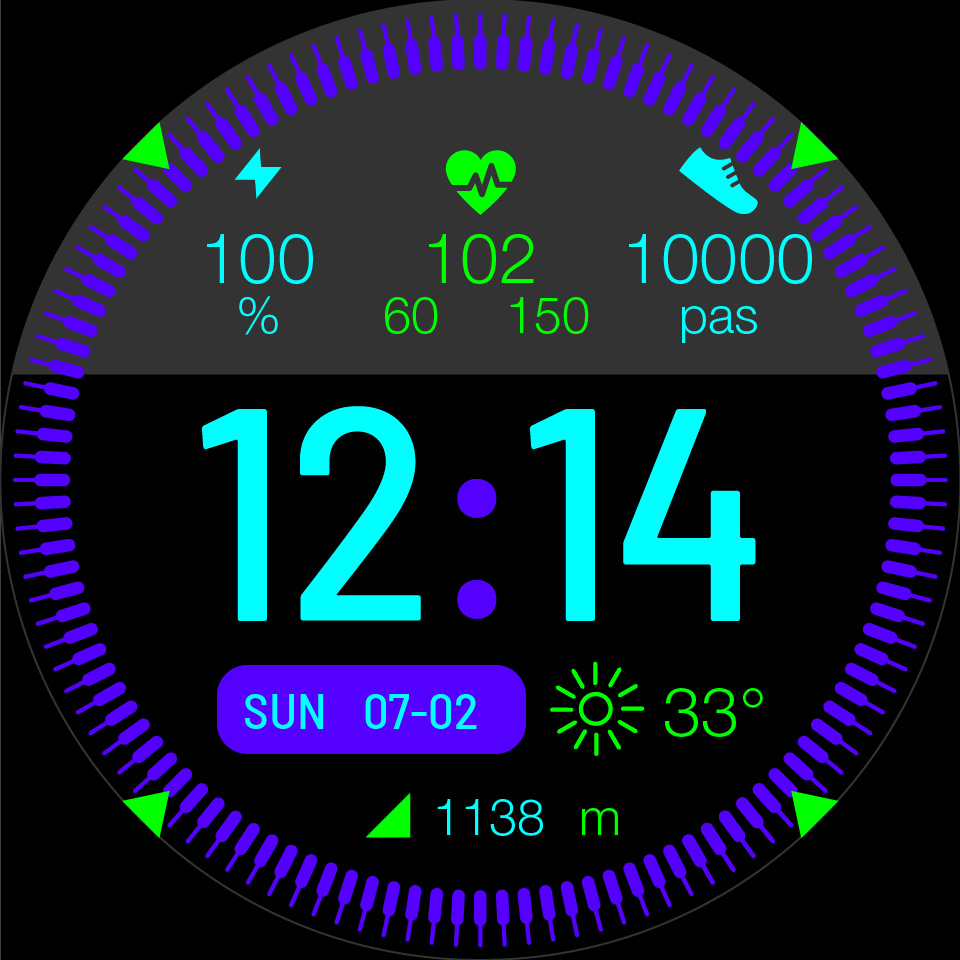 华为Huawei Watch GT/GT 2 46mm GT / GT 2 46mm手表表盘