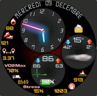 华为Huawei Watch GT/GT 2 46mm GT / GT 2 46mm手表表盘