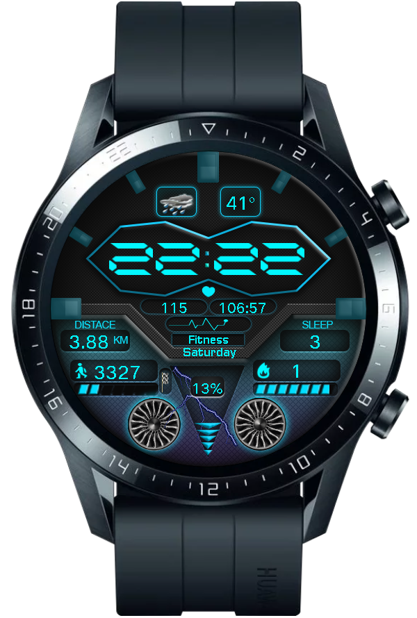 华为Huawei Watch GT/GT 2 46mm GT / GT 2 46mm手表表盘