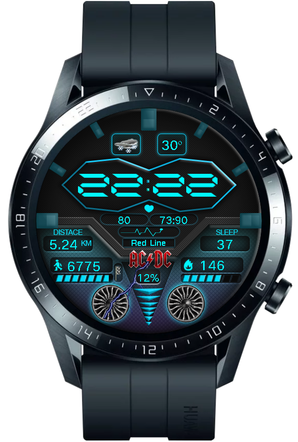 华为Huawei Watch GT/GT 2 46mm GT / GT 2 46mm手表表盘
