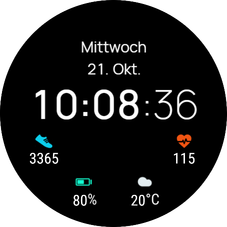 华为Huawei Watch GT/GT 2 46mm GT / GT 2 46mm手表表盘