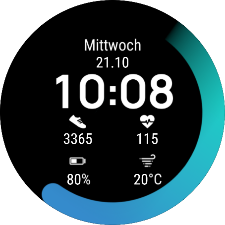 华为Huawei Watch GT/GT 2 46mm GT / GT 2 46mm手表表盘
