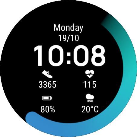 华为Huawei Watch GT/GT 2 46mm GT / GT 2 46mm手表表盘