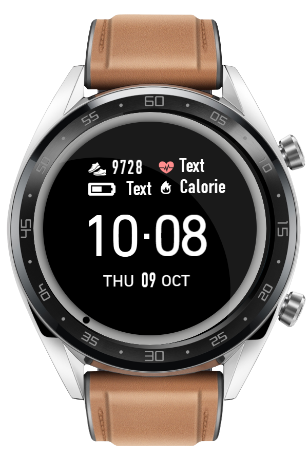 华为Huawei Watch GT/GT 2 46mm GT / GT 2 46mm手表表盘