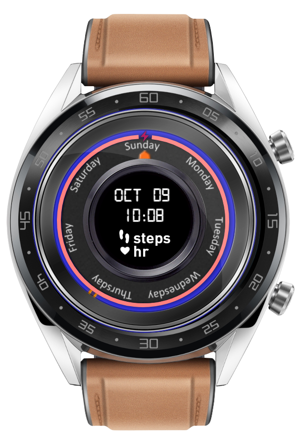 华为Huawei Watch GT/GT 2 46mm GT / GT 2 46mm手表表盘