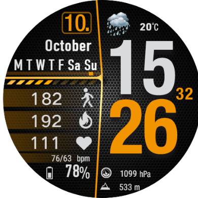 华为Huawei Watch GT/GT 2 46mm GT / GT 2 46mm手表表盘