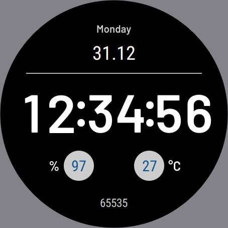华为Huawei Watch GT/GT 2 46mm GT / GT 2 46mm手表表盘