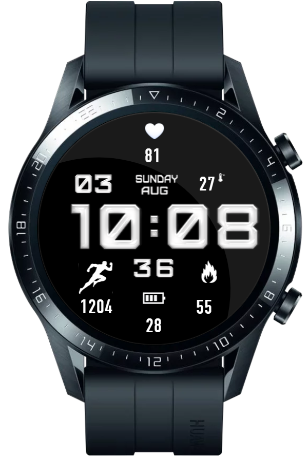 华为Huawei Watch GT/GT 2 46mm GT / GT 2 46mm手表表盘