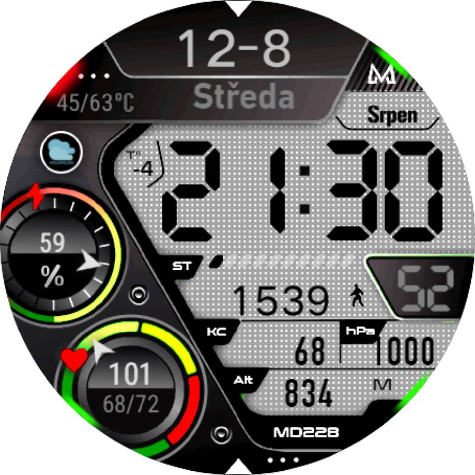 华为Huawei Watch GT/GT 2 46mm GT / GT 2 46mm手表表盘