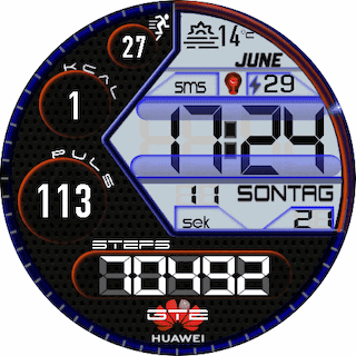 华为Huawei Watch GT/GT 2 46mm GT / GT 2 46mm手表表盘