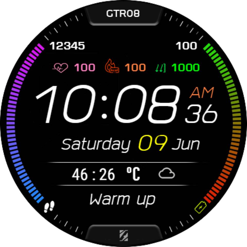 华为Huawei Watch GT/GT 2 46mm GT / GT 2 46mm手表表盘