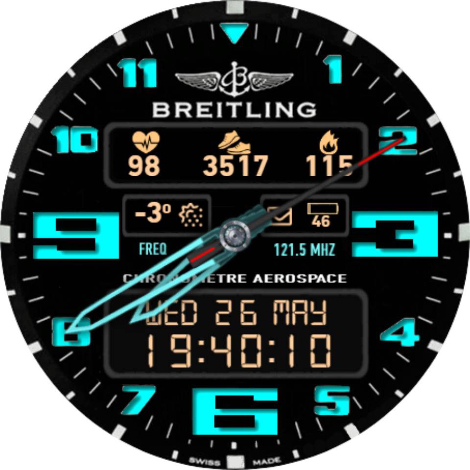 华为Huawei Watch GT/GT 2 46mm GT / GT 2 46mm手表表盘