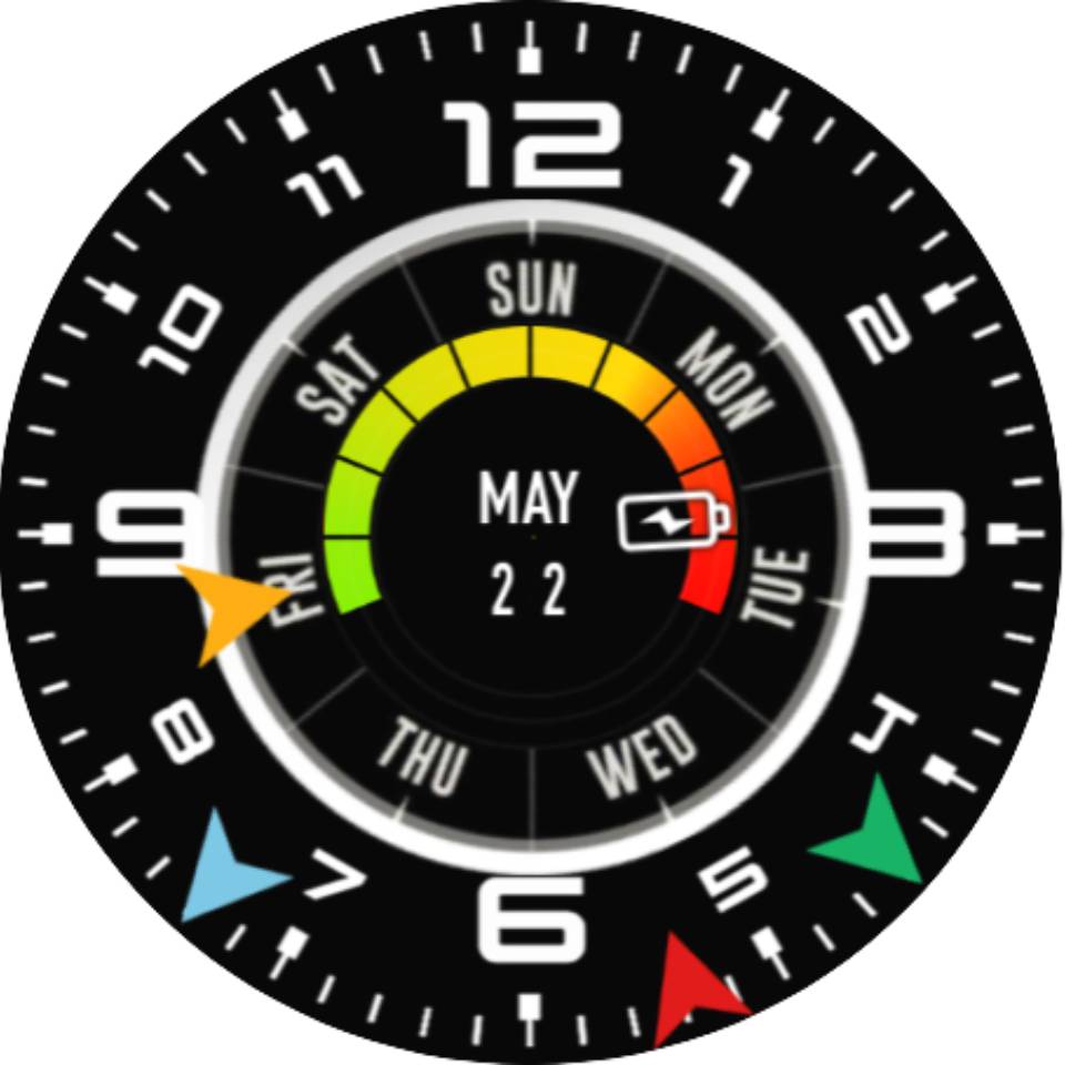 华为Huawei Watch GT/GT 2 46mm GT / GT 2 46mm手表表盘