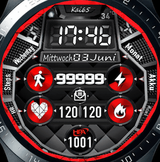 华为Huawei Watch GT/GT 2 46mm GT / GT 2 46mm手表表盘