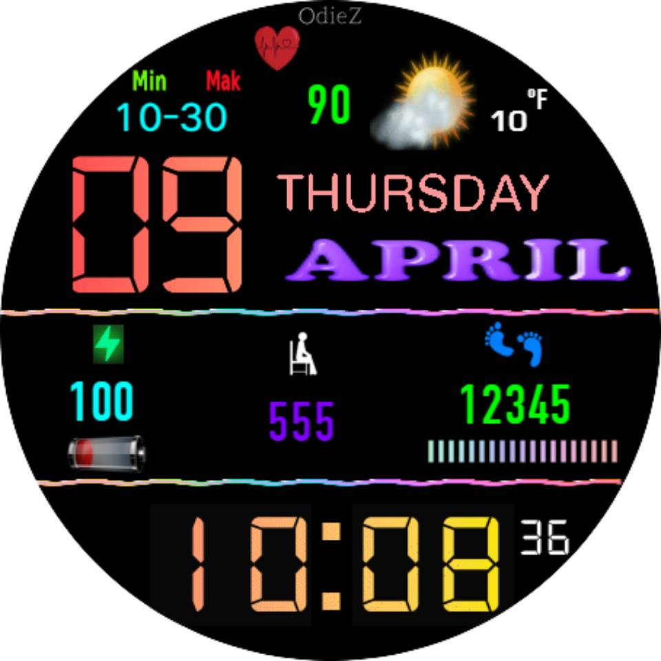 华为Huawei Watch GT/GT 2 46mm GT / GT 2 46mm手表表盘