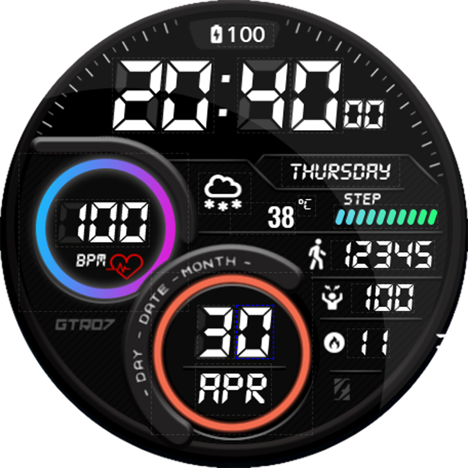华为Huawei Watch GT/GT 2 46mm GT / GT 2 46mm手表表盘