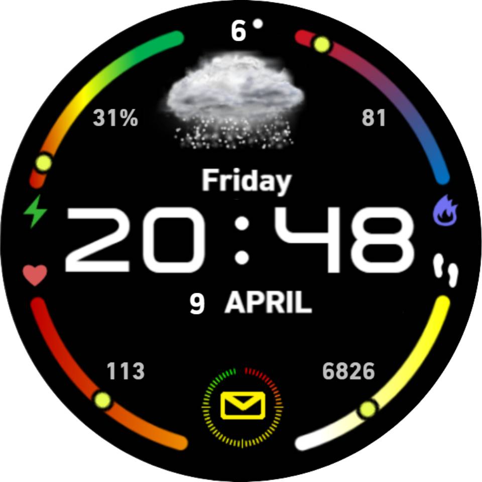 华为Huawei Watch GT/GT 2 46mm GT / GT 2 46mm手表表盘