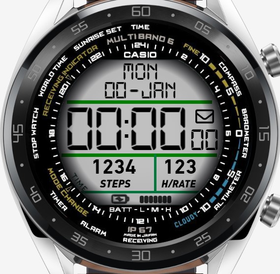 华为Huawei Watch GT/GT 2 46mm GT / GT 2 46mm手表表盘
