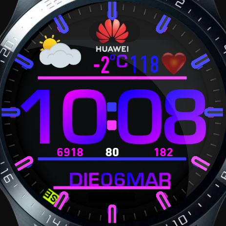 华为Huawei Watch GT/GT 2 46mm GT / GT 2 46mm手表表盘