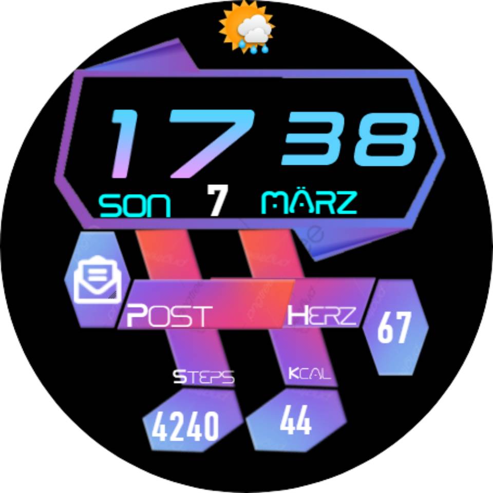 华为Huawei Watch GT/GT 2 46mm GT / GT 2 46mm手表表盘