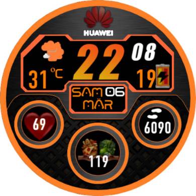 华为Huawei Watch GT/GT 2 46mm GT / GT 2 46mm手表表盘