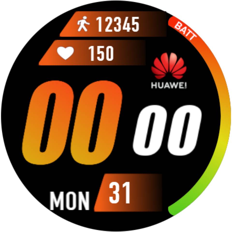 华为Huawei Watch GT/GT 2 46mm GT / GT 2 46mm手表表盘