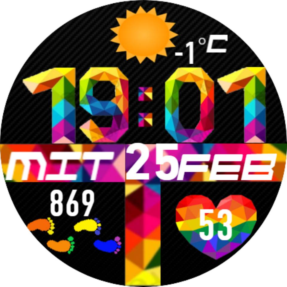 华为Huawei Watch GT/GT 2 46mm GT / GT 2 46mm手表表盘