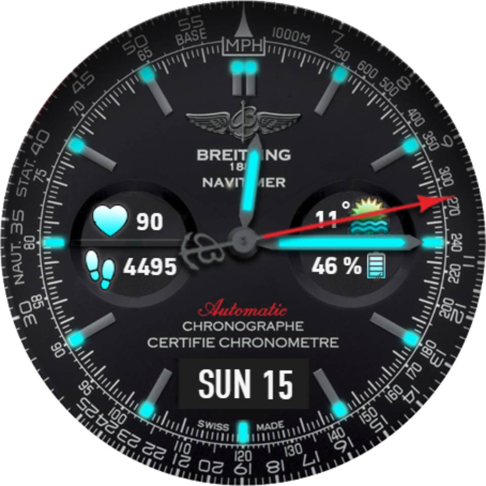 华为Huawei Watch GT/GT 2 46mm GT / GT 2 46mm手表表盘