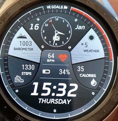 华为Huawei Watch GT/GT 2 46mm GT / GT 2 46mm手表表盘