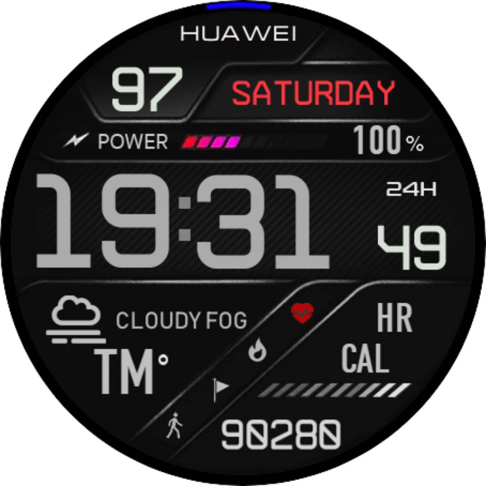 华为Huawei Watch GT/GT 2 46mm GT / GT 2 46mm手表表盘